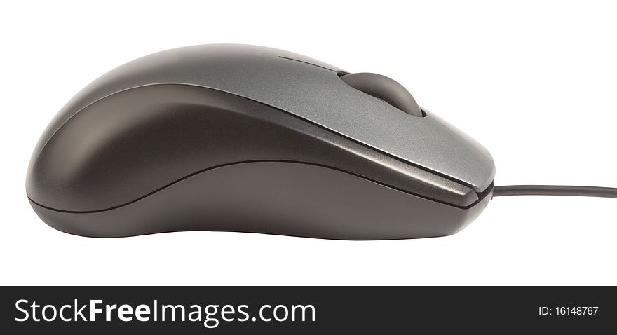 Computer mouse,isolated on white with clipping path.