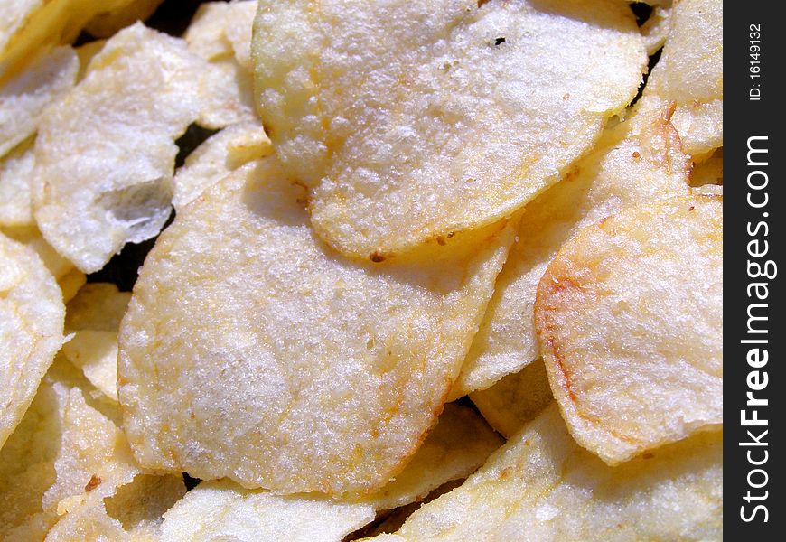 Potato crisps detail