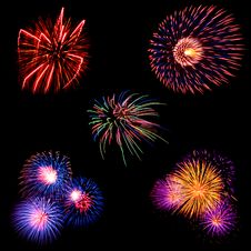 Colorful Firework Stock Image Colorful Firework Stock Image