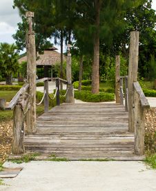 Wooden Bridge Royalty Free Stock Photos Wooden Bridge Royalty Free Stock Photos