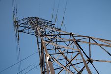 High-voltage Power Lines Stock Image High-voltage Power Lines Stock Image