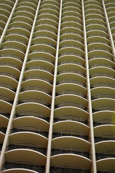 Vacation Background Of Hotel Balconies Stock Photography Vacation Background Of Hotel Balconies Stock Photography
