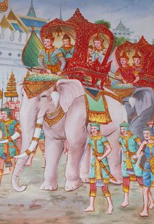 Thai Temple Walls. Royalty Free Stock Photos Thai Temple Walls. Royalty Free Stock Photos