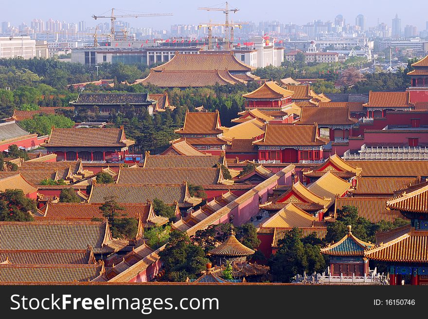 Forbidden City, Emperor's Palace, Beijing, China. The Forbidden City is a national museum now. Forbidden City, Emperor's Palace, Beijing, China. The Forbidden City is a national museum now.