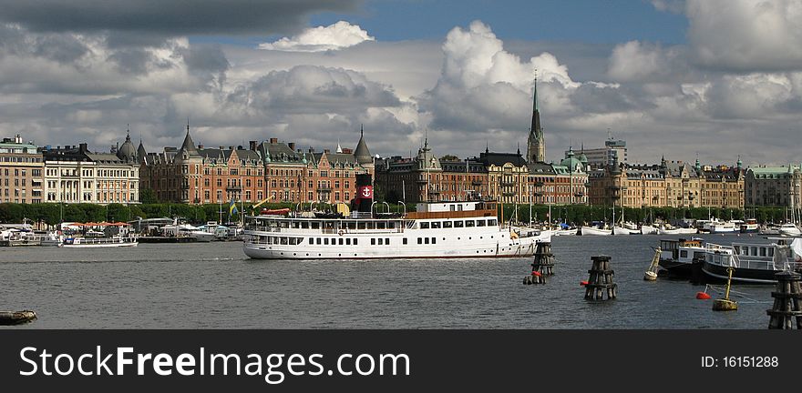 Stockholm panorama, Sweden - city center. Stockholm panorama, Sweden - city center