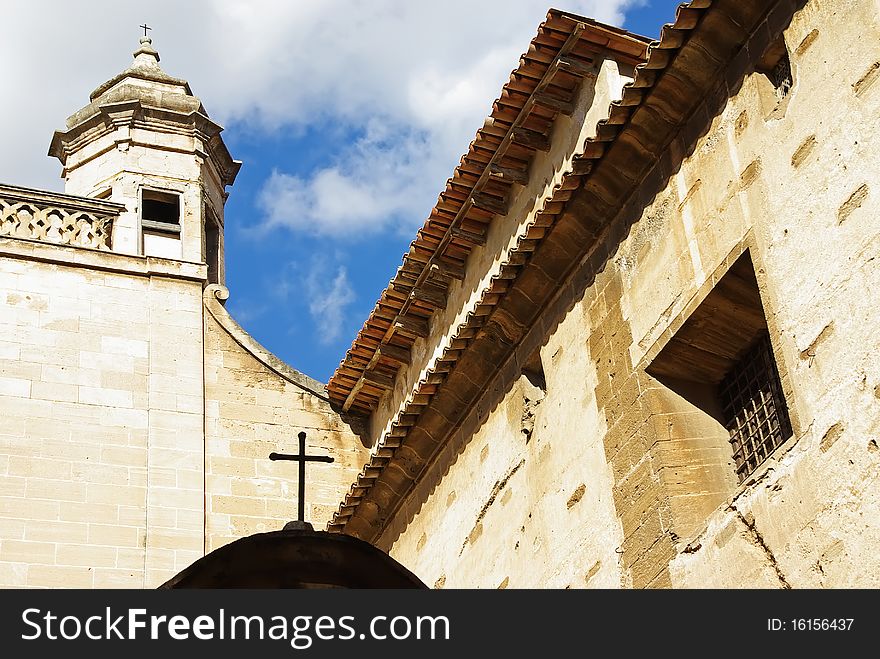 Ancient Church and nunnery in Palma de Mallorca (Spain)