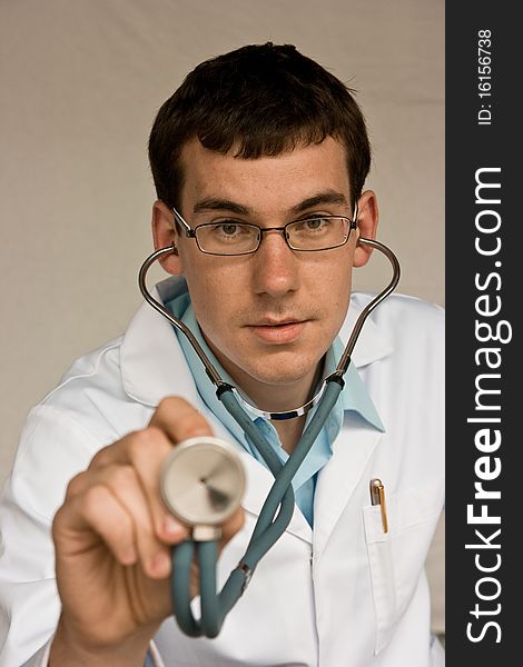 Young Resident Doctor