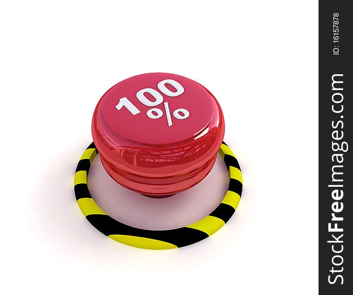 The Red Button With Percent