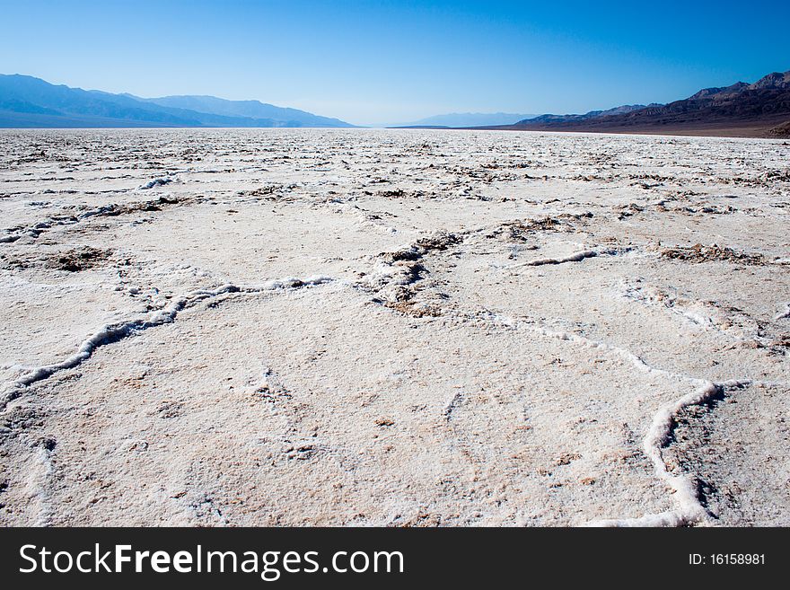 The sands of Death Valley