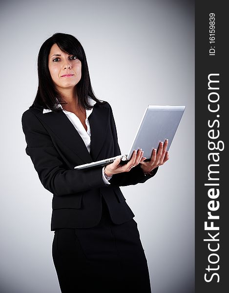 BusinessWoman With Laptop