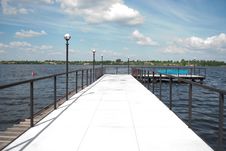 View From The Pier Royalty Free Stock Photos View From The Pier Royalty Free Stock Photos