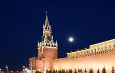 Red Square At Night Royalty Free Stock Photography Red Square At Night Royalty Free Stock Photography