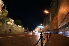 Red Square At Night Royalty Free Stock Photography Red Square At Night Royalty Free Stock Photography