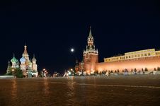 Red Square At Night Stock Photography Red Square At Night Stock Photography
