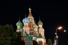 Moscow At Night, Russia, Red Square Royalty Free Stock Photography Moscow At Night, Russia, Red Square Royalty Free Stock Photography