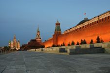 Red Square At Night Stock Photography Red Square At Night Stock Photography