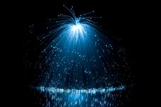 Fibre Optic Cascade. Stock Photo Fibre Optic Cascade. Stock Photo