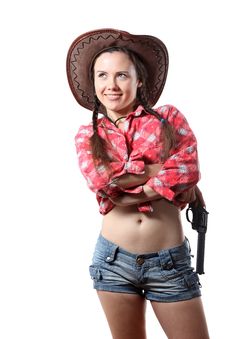 Cow-girl Stock Photography