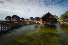 Floating Village Royalty Free Stock Photo Floating Village Royalty Free Stock Photo