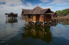 Floating Hut Stock Image Floating Hut Stock Image
