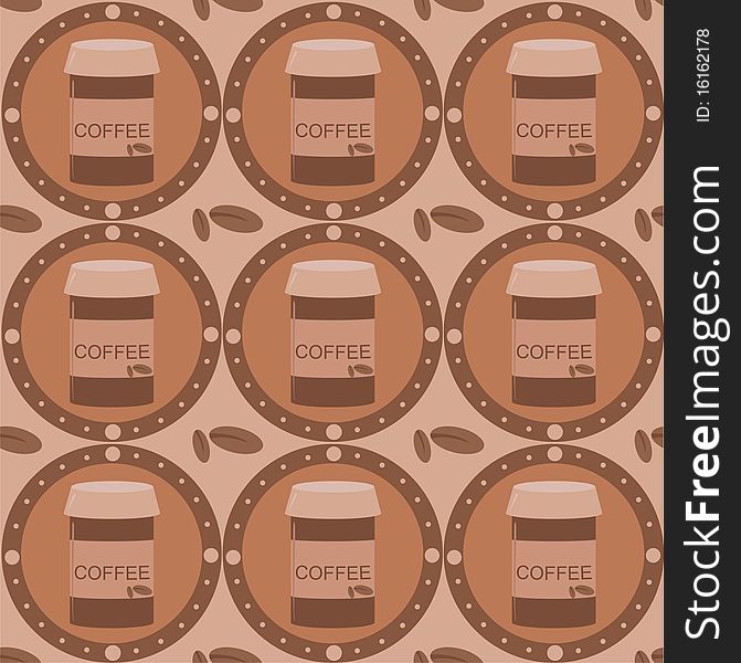 Cute coffee pattern