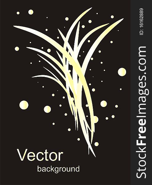 Abstract vector background in gold color. Abstract vector background in gold color