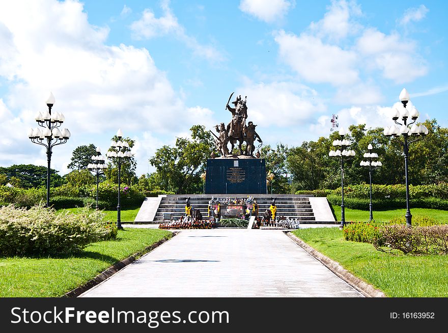 King Taksin Monument in Chantaburi Thailand. King Taksin Monument in Chantaburi Thailand.