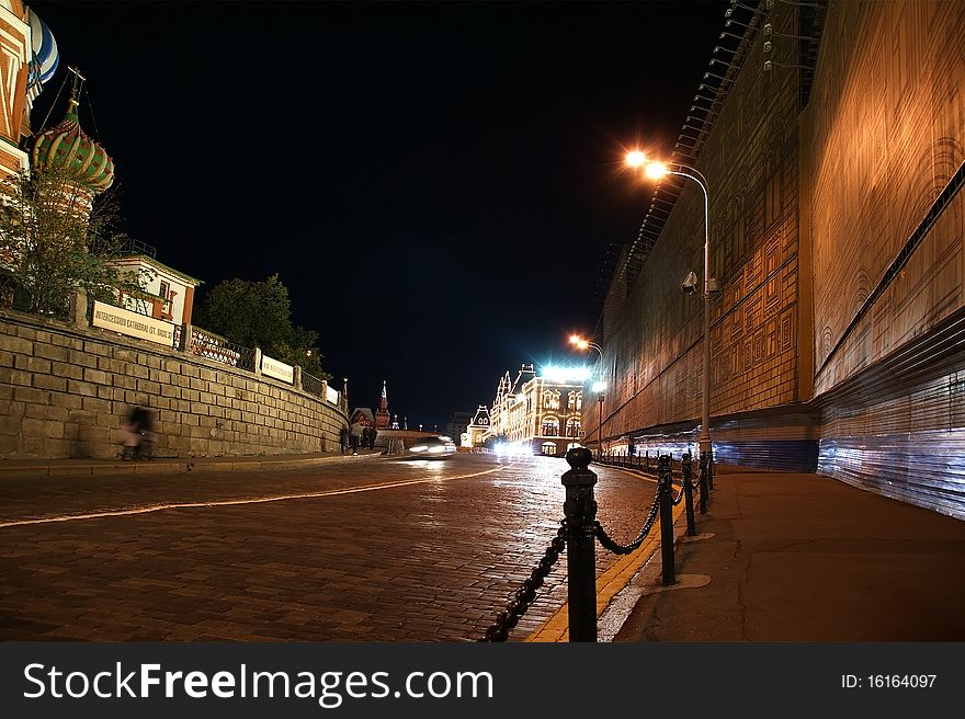 Red Square At Night