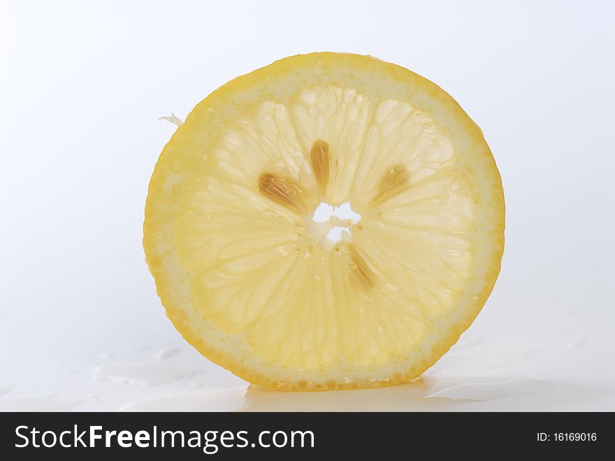 Lemon Isolated On White