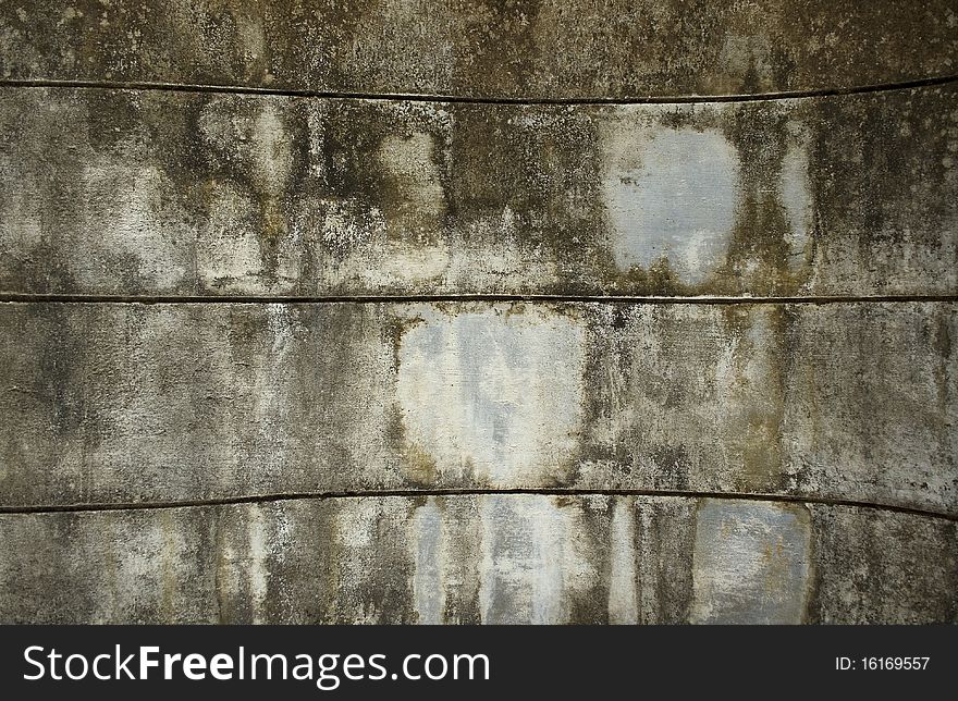 Grunge cement stripes textured background with text space