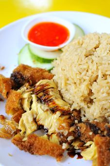 Traditional Chicken Rice Delicacy Royalty Free Stock Photo Traditional Chicken Rice Delicacy Royalty Free Stock Photo