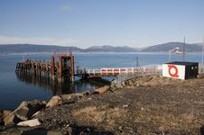 Car Ferry Pier Royalty Free Stock Photo Car Ferry Pier Royalty Free Stock Photo