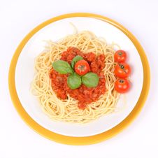 Spaghetti Bolognese Stock Image