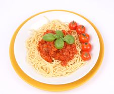 Spaghetti Bolognese Royalty Free Stock Image Spaghetti Bolognese Royalty Free Stock Image