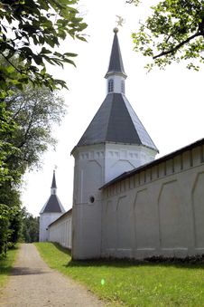 Monastery Wall Royalty Free Stock Image Monastery Wall Royalty Free Stock Image
