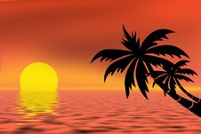 Red Sunset Stock Images Red Sunset Stock Images