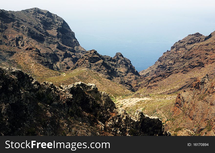 Hills of the Canary Islands Tenerife