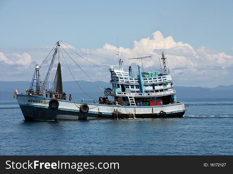 Fisherman boat