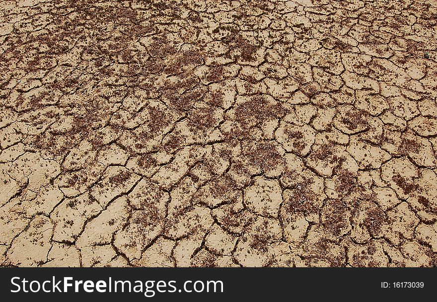 Beautiful dry ground texture in leh