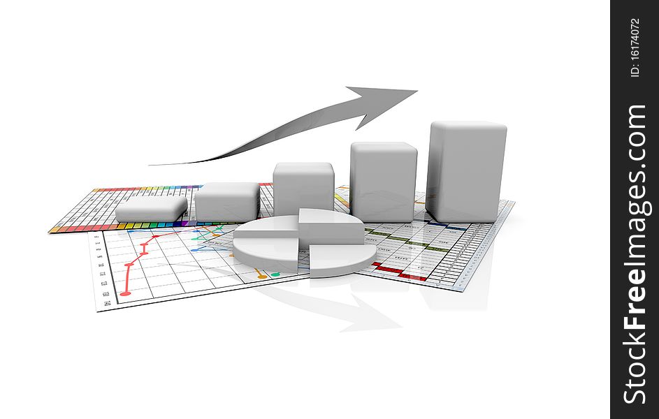 Business Graph, Diagram, Chart Graphic