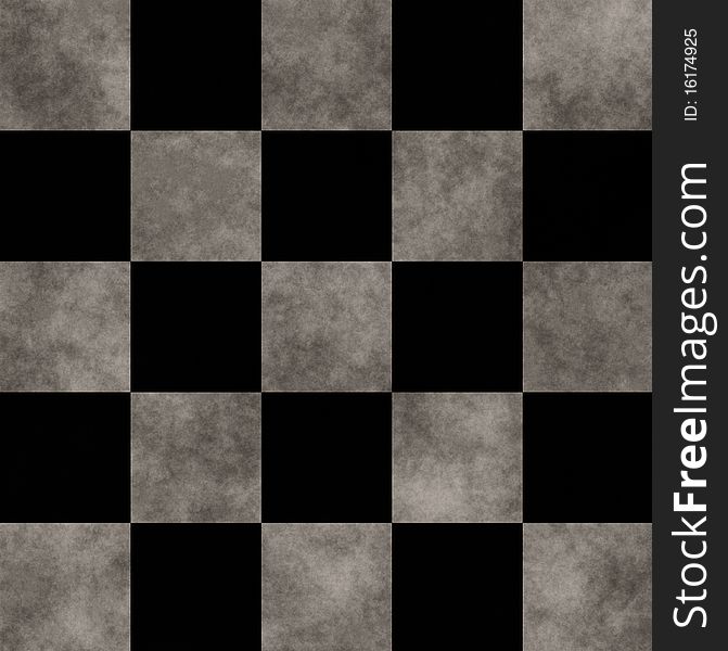 Grungy chessboard