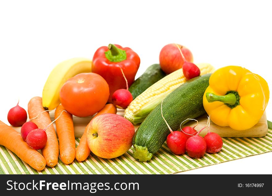 Fresh aromatic natural sweet vegetables