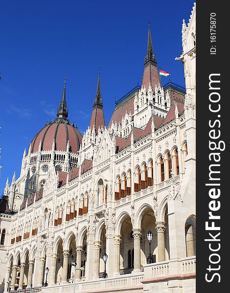 Detail of the Hungarian Parliament