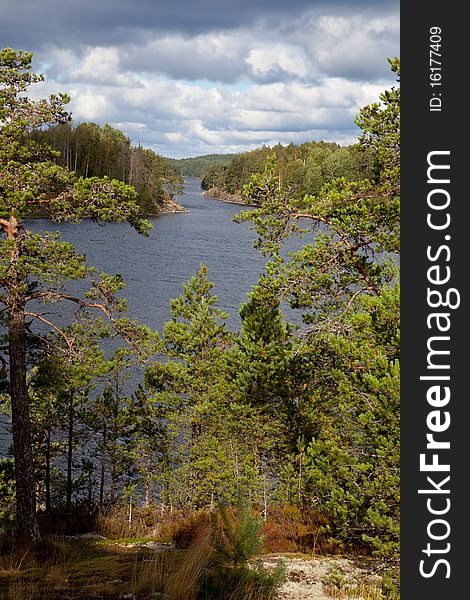 Ladoga lake. North of Russia. Ladoga lake. North of Russia.