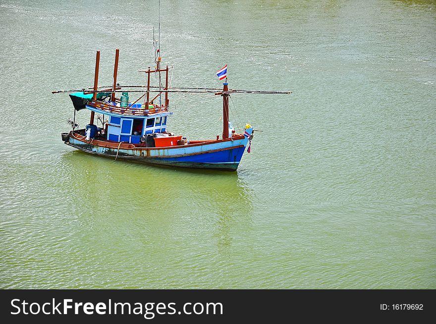 Thai Fishing Boat at chantaburi