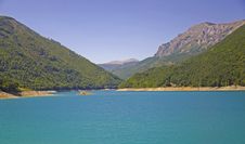 Blue Lake In Mountains Royalty Free Stock Image Blue Lake In Mountains Royalty Free Stock Image