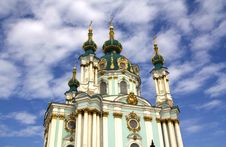 St. Andrew S Church In Kyiv, Ukraine Royalty Free Stock Photos St. Andrew S Church In Kyiv, Ukraine Royalty Free Stock Photos