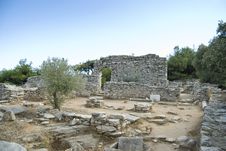 Ruins Of An Ancient Building Stock Photos