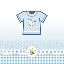 New Baby Boy Announcement Stock Images New Baby Boy Announcement Stock Images