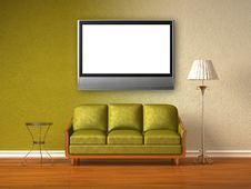 Double Coloured Interior Of Living Room Stock Images Double Coloured Interior Of Living Room Stock Images